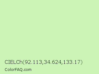 CIELCh 92.113,34.624,133.17 Color Image