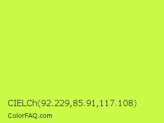 CIELCh 92.229,85.91,117.108 Color Image