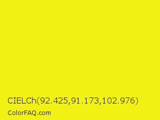 CIELCh 92.425,91.173,102.976 Color Image