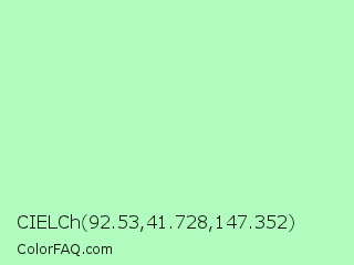 CIELCh 92.53,41.728,147.352 Color Image