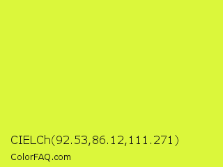 CIELCh 92.53,86.12,111.271 Color Image