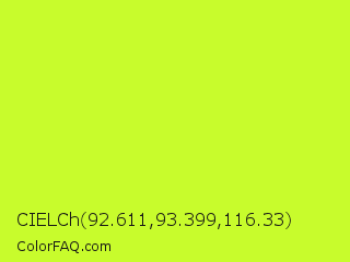 CIELCh 92.611,93.399,116.33 Color Image