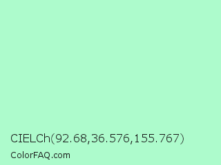 CIELCh 92.68,36.576,155.767 Color Image