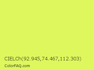CIELCh 92.945,74.467,112.303 Color Image