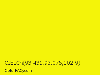 CIELCh 93.431,93.075,102.9 Color Image