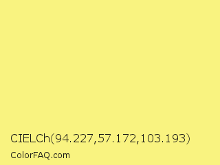 CIELCh 94.227,57.172,103.193 Color Image