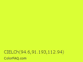 CIELCh 94.6,91.193,112.94 Color Image