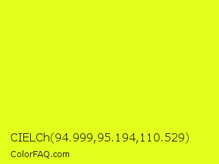 CIELCh 94.999,95.194,110.529 Color Image