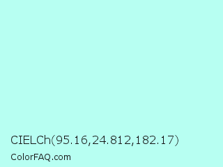 CIELCh 95.16,24.812,182.17 Color Image