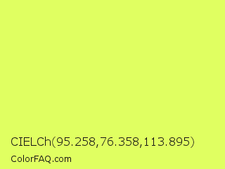 CIELCh 95.258,76.358,113.895 Color Image