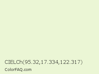 CIELCh 95.32,17.334,122.317 Color Image