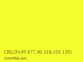 CIELCh 95.677,90.218,105.135 Color Image