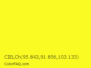 CIELCh 95.843,91.856,103.133 Color Image