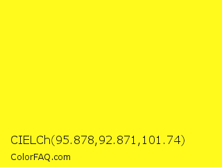 CIELCh 95.878,92.871,101.74 Color Image