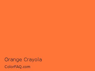 CMY 0,54,78 Orange Crayola Color Image