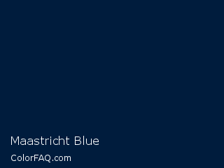 CMY 100,89,76 Maastricht Blue Color Image