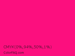 CMYK 0,94,50,1 Color Image