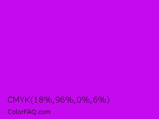 CMYK 18,96,0,6 Color Image