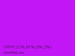 CMYK 21,91,0,3 Color Image