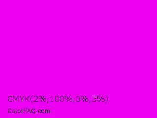 CMYK 2,100,0,5 Color Image