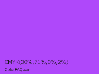 CMYK 30,71,0,2 Color Image