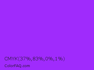 CMYK 37,83,0,1 Color Image