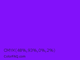 CMYK 48,93,0,2 Color Image