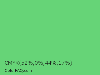 CMYK 52,0,44,17 Color Image