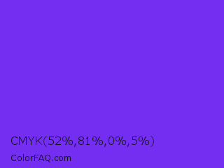 CMYK 52,81,0,5 Color Image