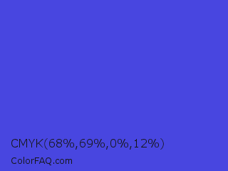 CMYK 68,69,0,12 Color Image