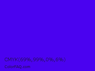 CMYK 69,99,0,6 Color Image