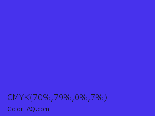 CMYK 70,79,0,7 Color Image