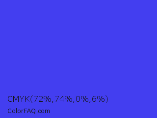 CMYK 72,74,0,6 Color Image