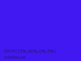 CMYK 73,90,0,5 Color Image