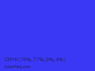 CMYK 76,77,0,4 Color Image