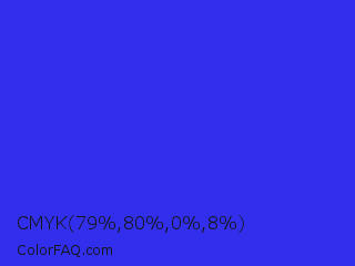 CMYK 79,80,0,8 Color Image