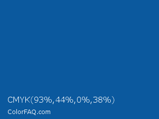 CMYK 93,44,0,38 Color Image