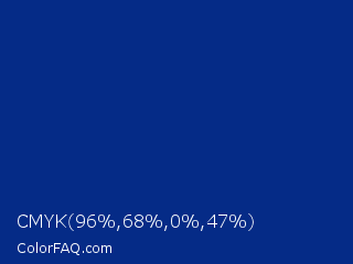 CMYK 96,68,0,47 Color Image