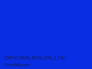 CMYK 96,80,0,11 Color Image