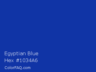 Egyptian Blue Color Chip Paint Chip