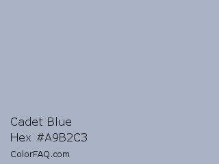 Cadet Blue Color Chip Paint Chip