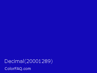 Decimal 20001289 Color Image