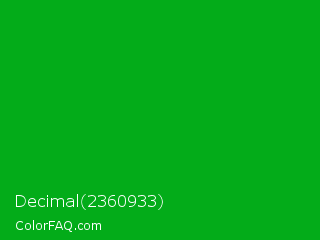 Decimal 2360933 Color Image