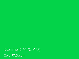 Decimal 2426519 Color Image