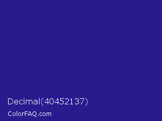 Decimal 40452137 Color Image