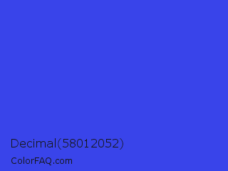 Decimal 58012052 Color Image