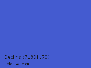Decimal 71801170 Color Image