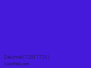 Decimal 72517721 Color Image