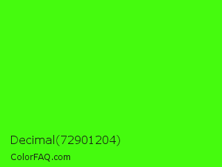 Decimal 72901204 Color Image