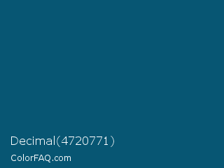 Decimal 4720771 Color Image